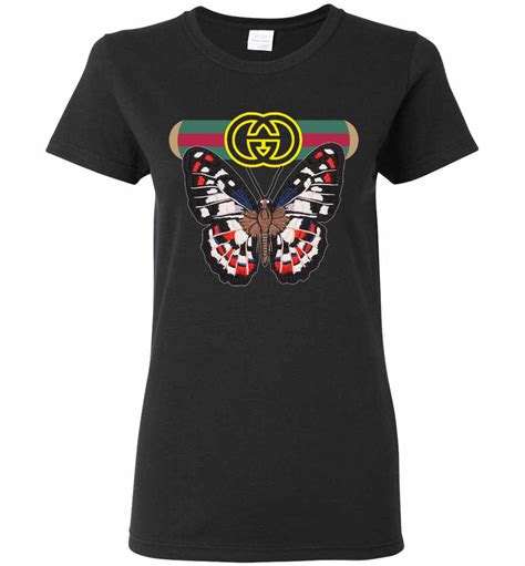 gucci shirt brown|butterfly Gucci shirt.